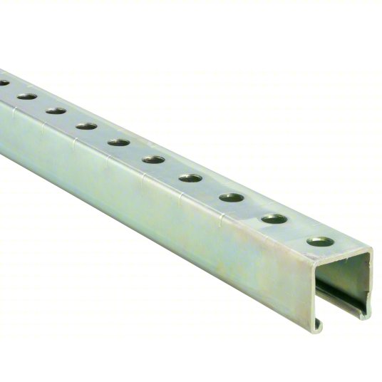 Strut Channel, 2 ga Gauge, 1.5 inch punched holes
