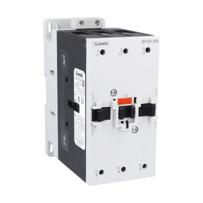Three-pole 150A contact unit, AC-3 rated, 208v AC, 60Hz coil